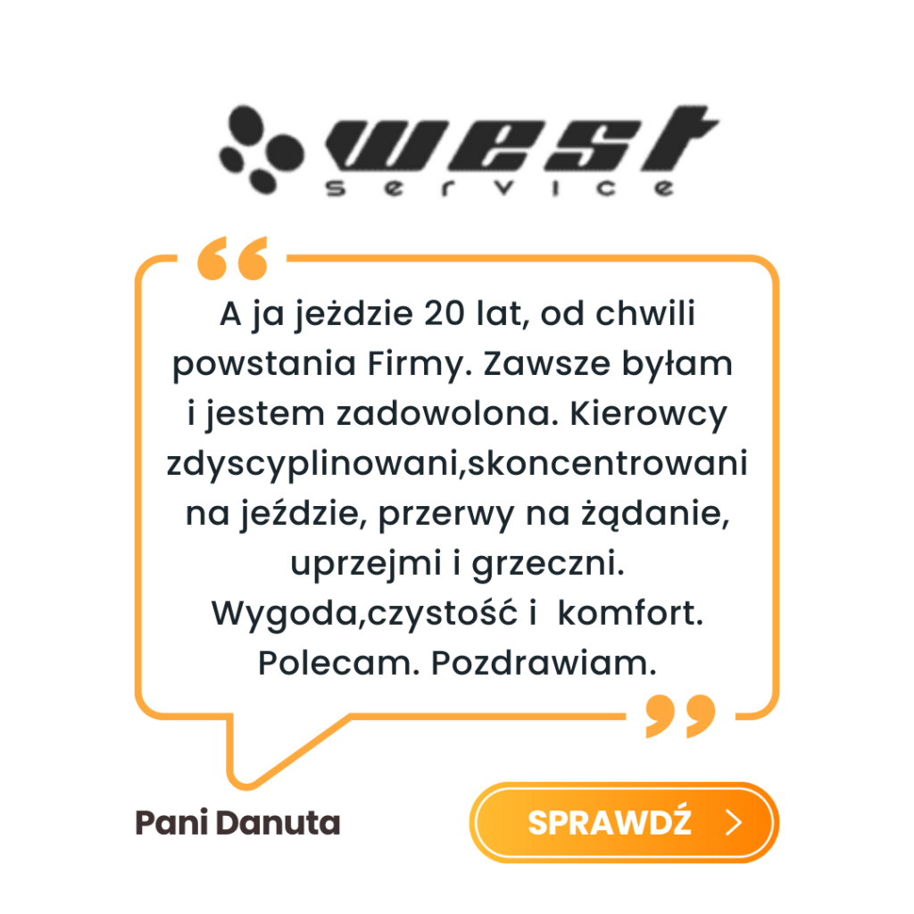 West przewoz osob do niemiec i do polski