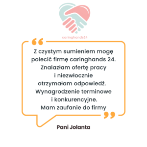 Pozytywne komantarze caringhands24 1