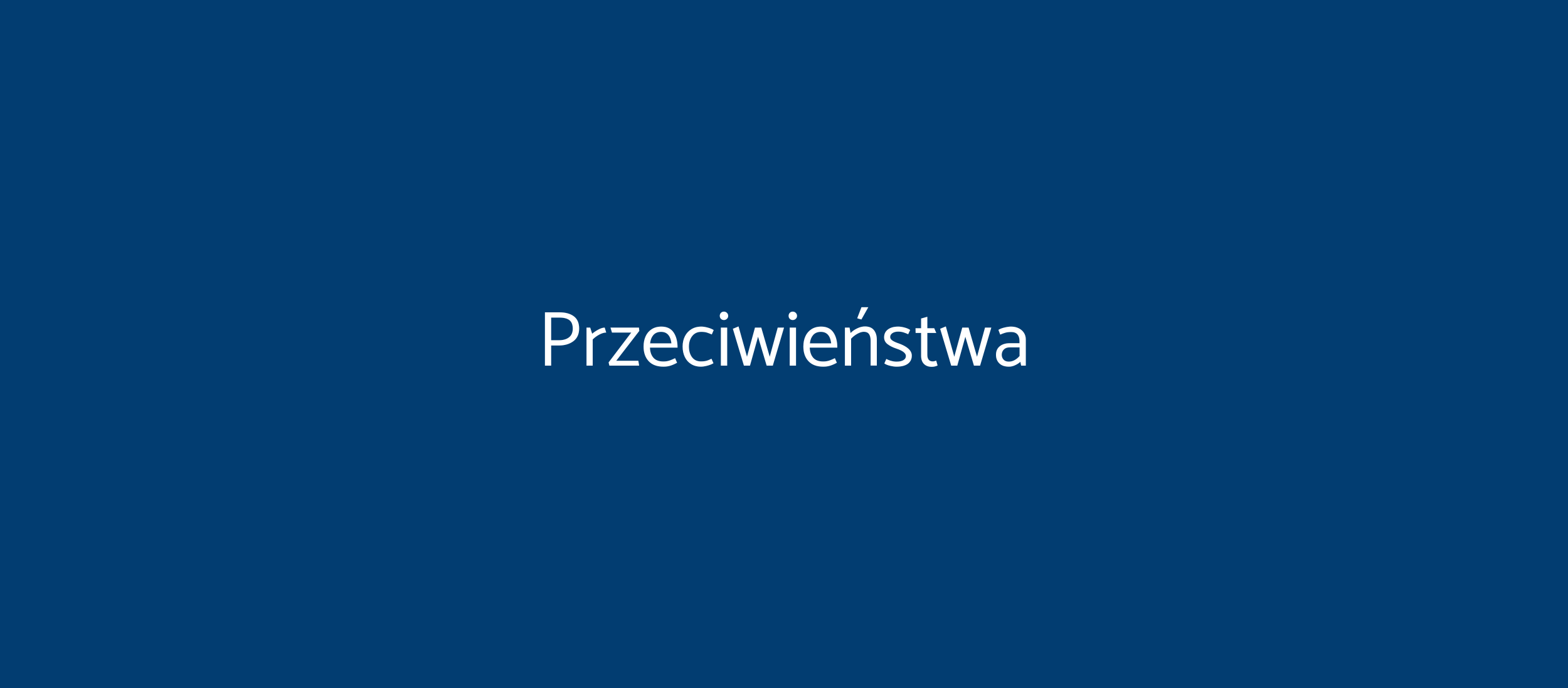 Przeciwieństwa
