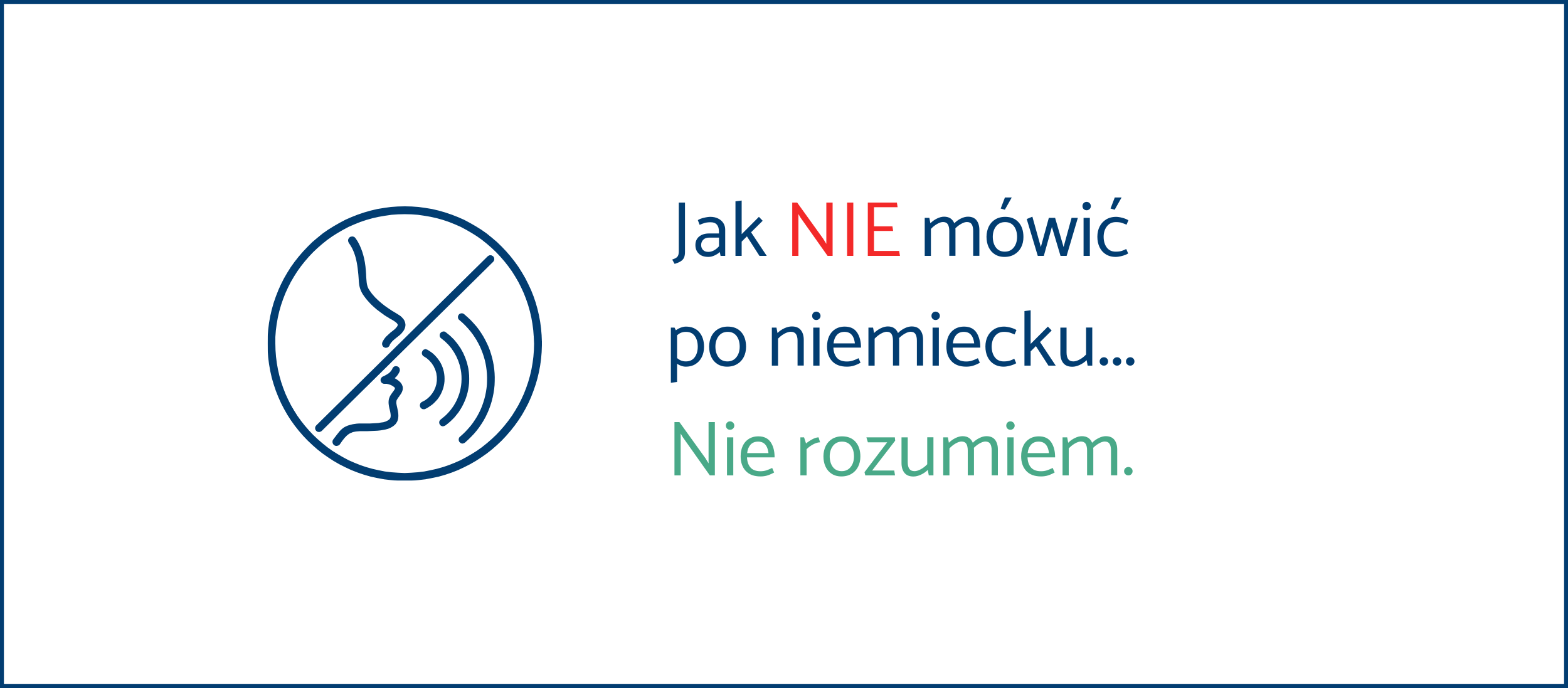 Jak powiedzieć po niemiecku: Nie rozumiem.