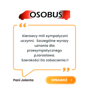 Pozytywne komentarze o firmie OSOBUS 4
