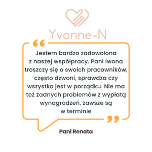 Yvonne N pozytywne opinie o firmie 1