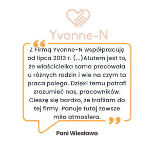 Yvonne N pozytywne opinie o firmie 2