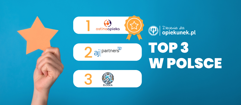 Najnowszy Polski Ranking Agencji Opiekuńczych – kto tym razem stanął na podium?