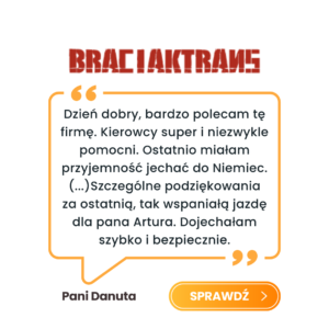 pozytywne opinie o firmie braciaktrans 1