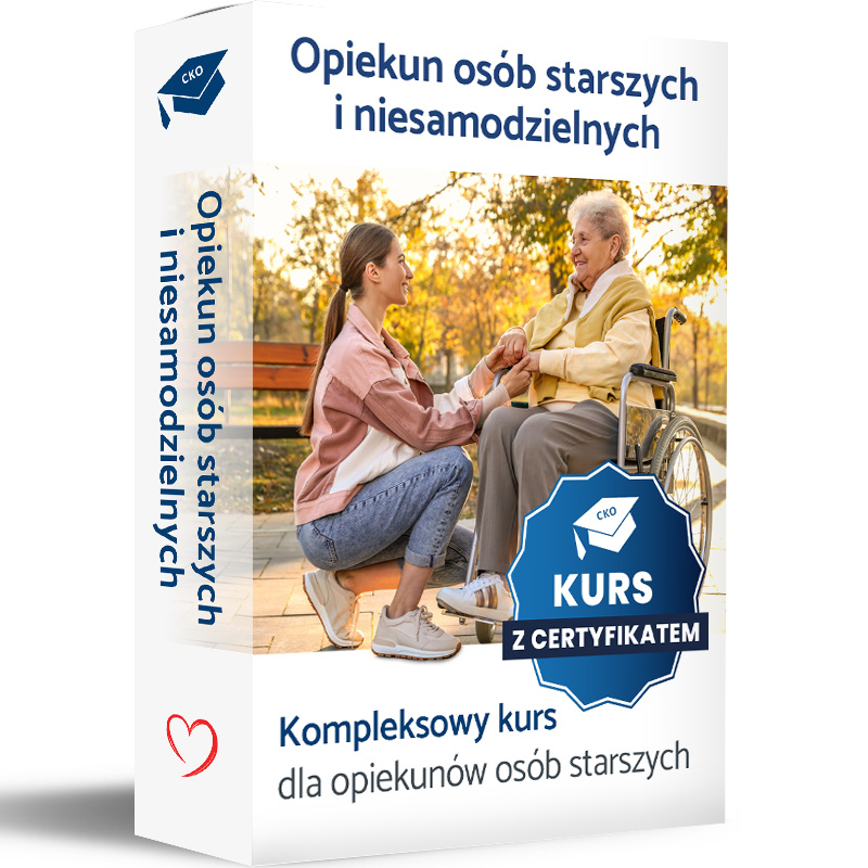 Kompleksowy kurs opiekun osób starszych i niesamodzielnych online z certyfikatem PL/DE