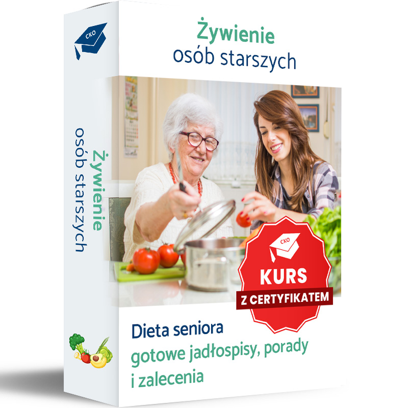 Kurs żywienie osób starszych dla opiekunek online z certyfikatem