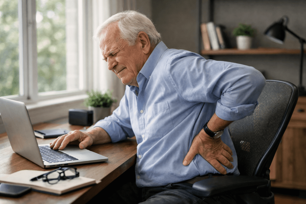 bóle kręgosłupa u seniorów