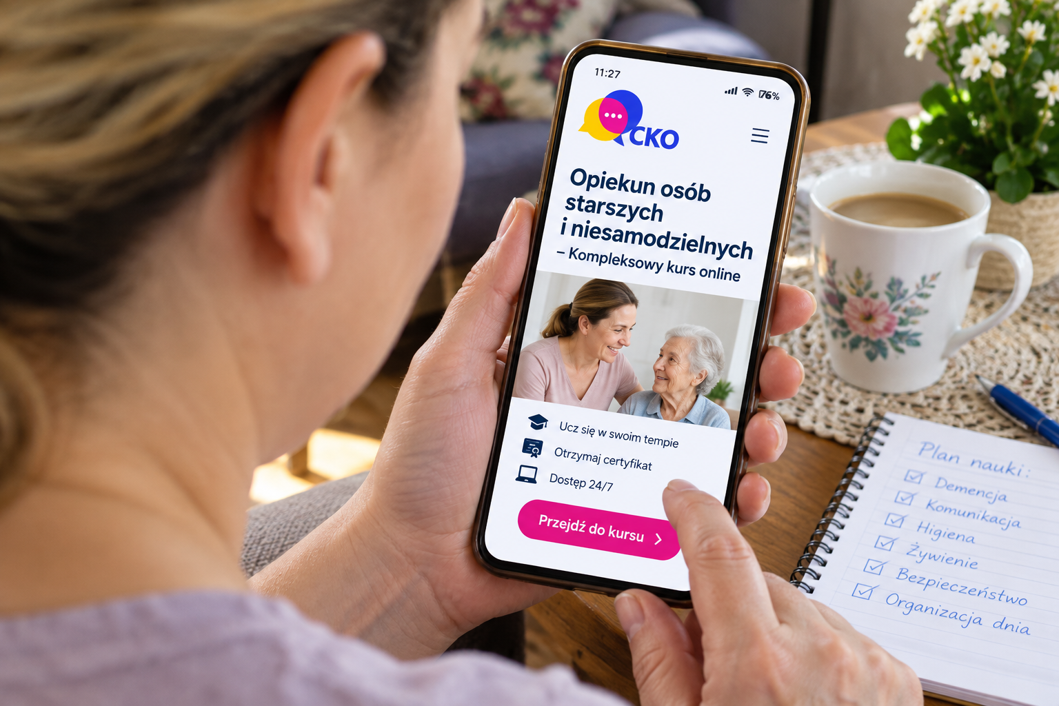 Kursy dla opiekunek osób starszych z certyfikatem – przegląd i porównanie